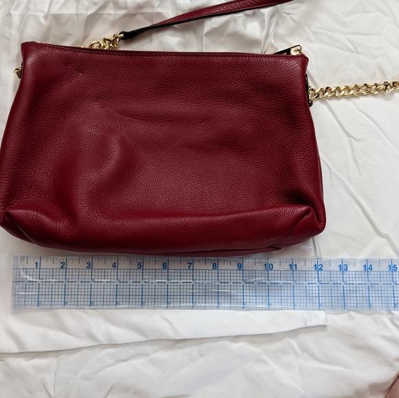 MICHAEL Michael Kors Jet Set chain crossbody bag, Cherry red - Picture 3 of 5